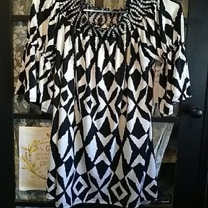 Black and White Tunic